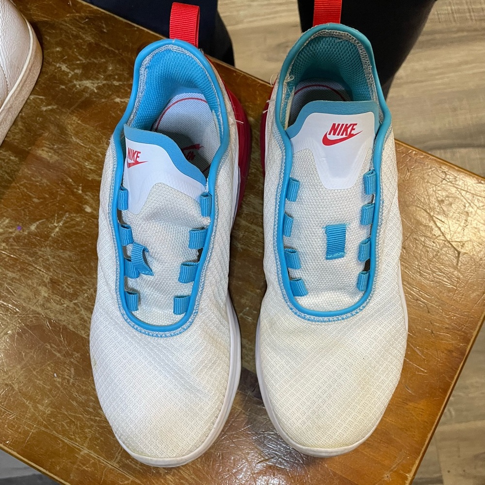 Nike , red white and blue shoes